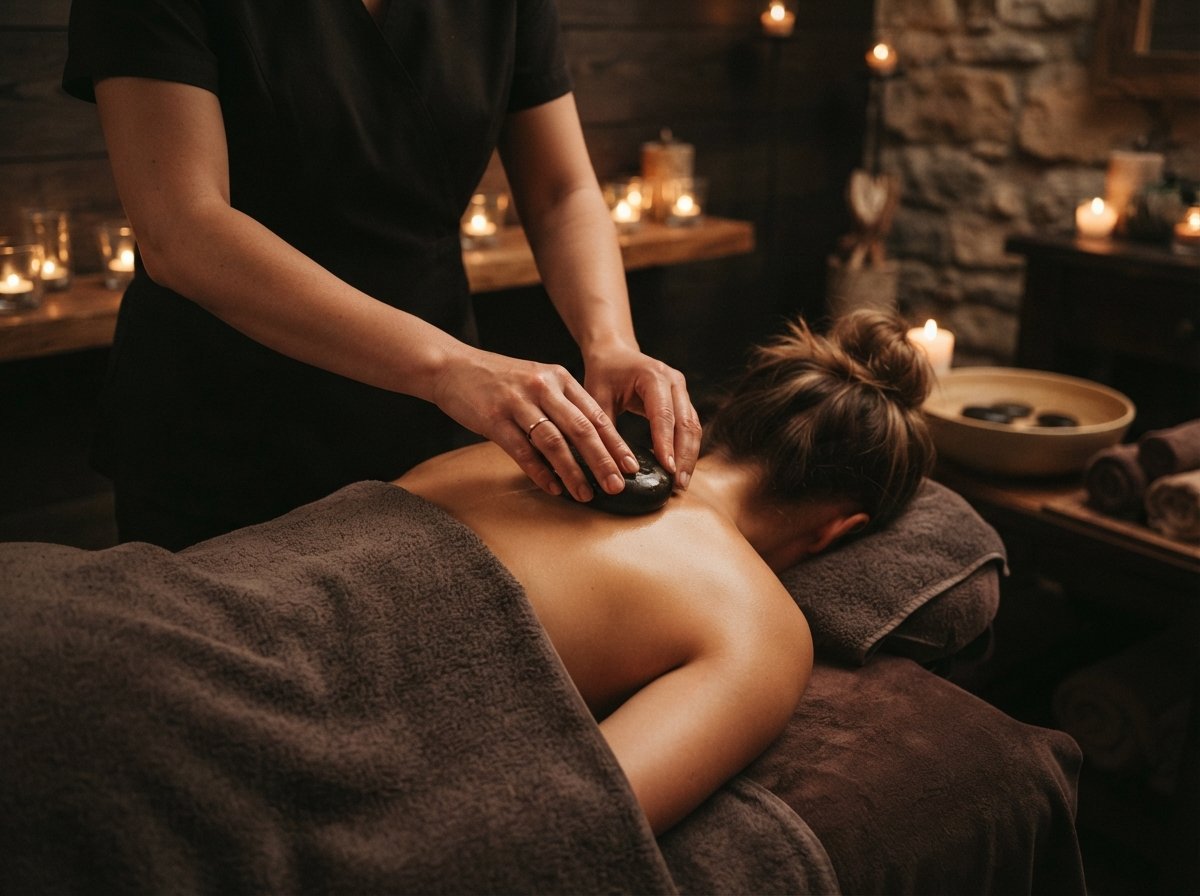 Massage enveloppant aux huiles